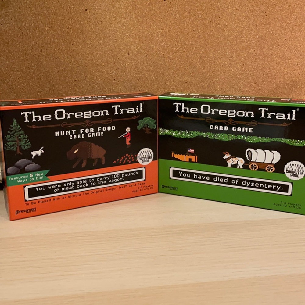 (2) The Oregon trail card games